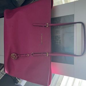 Michael Kors Hot Pink Tote Bag